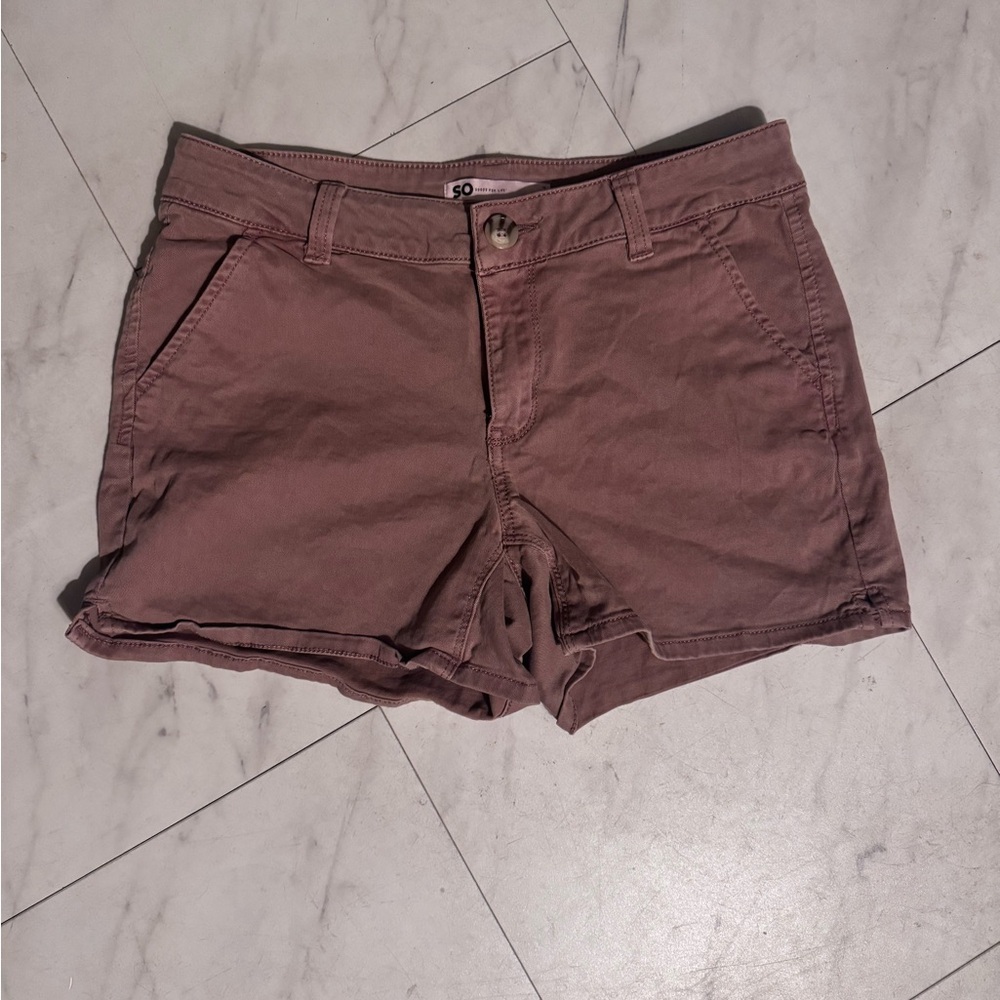 SO Women's Tan Cargo Shorts